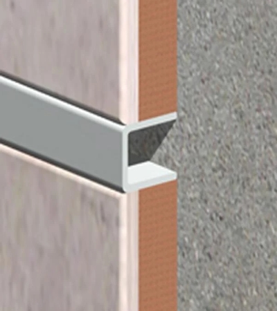 Profil U decorativ din aluminiu eloxat 9x10 mm UPD107 - 2.7ml/buc