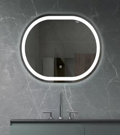 Oglinda LED Touch Ovala 80x60 cm