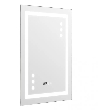 Oglinda LED Touch cu Functie Dezaburire si Ceas 60x80 cm