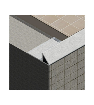 Baghetă triunghiulară pentru margini de exterior