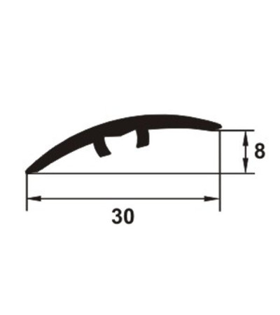 Trecere cu suruburi ascunse din aluminiu 51 mm