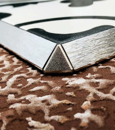 Coltar gresie sau faianta/Profil pentru margini de exterior din aluminiu